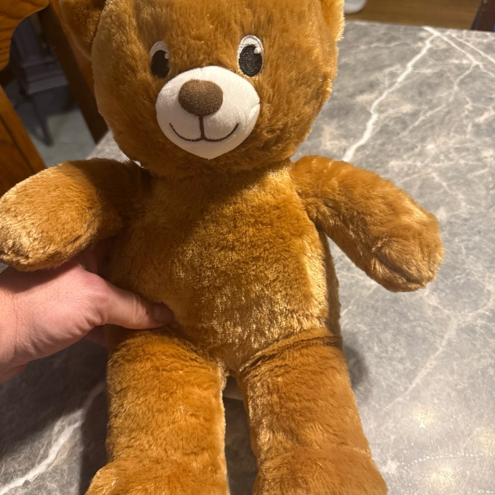 Build A Bear Brown Happy Birthday Plush 16" Stuffed Teddy Colorful Balloon Feet
